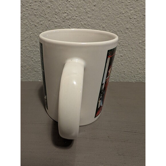 Norman Rockwell Designer Studio Christmas Mug Coffee Cup 1990s Window Scene - Picture 6 of 10